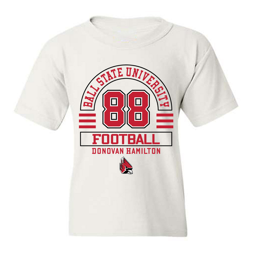 Ball State - NCAA Football : Donovan Hamilton - Classic Fashion Shersey Youth T-Shirt-0