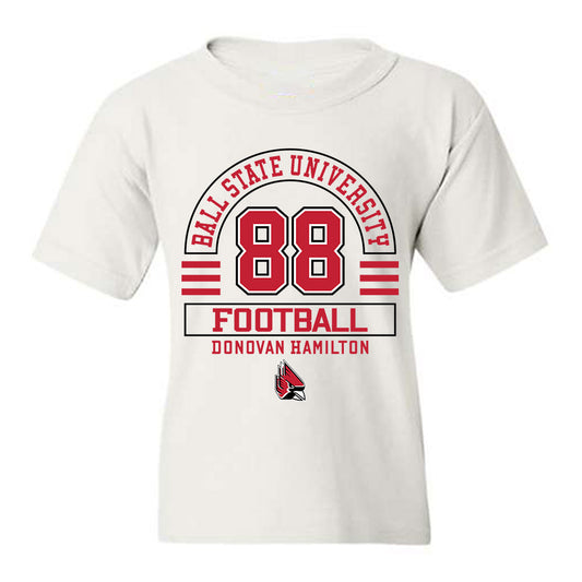 Ball State - NCAA Football : Donovan Hamilton - Classic Fashion Shersey Youth T-Shirt-0