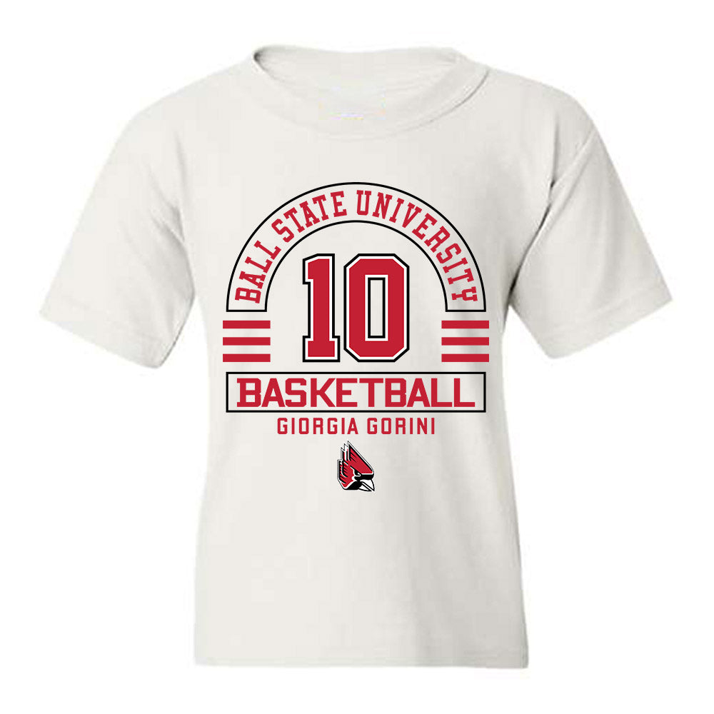 Ball State - NCAA Women's Basketball : Giorgia Gorini - Classic Fashion Shersey Youth T-Shirt-0