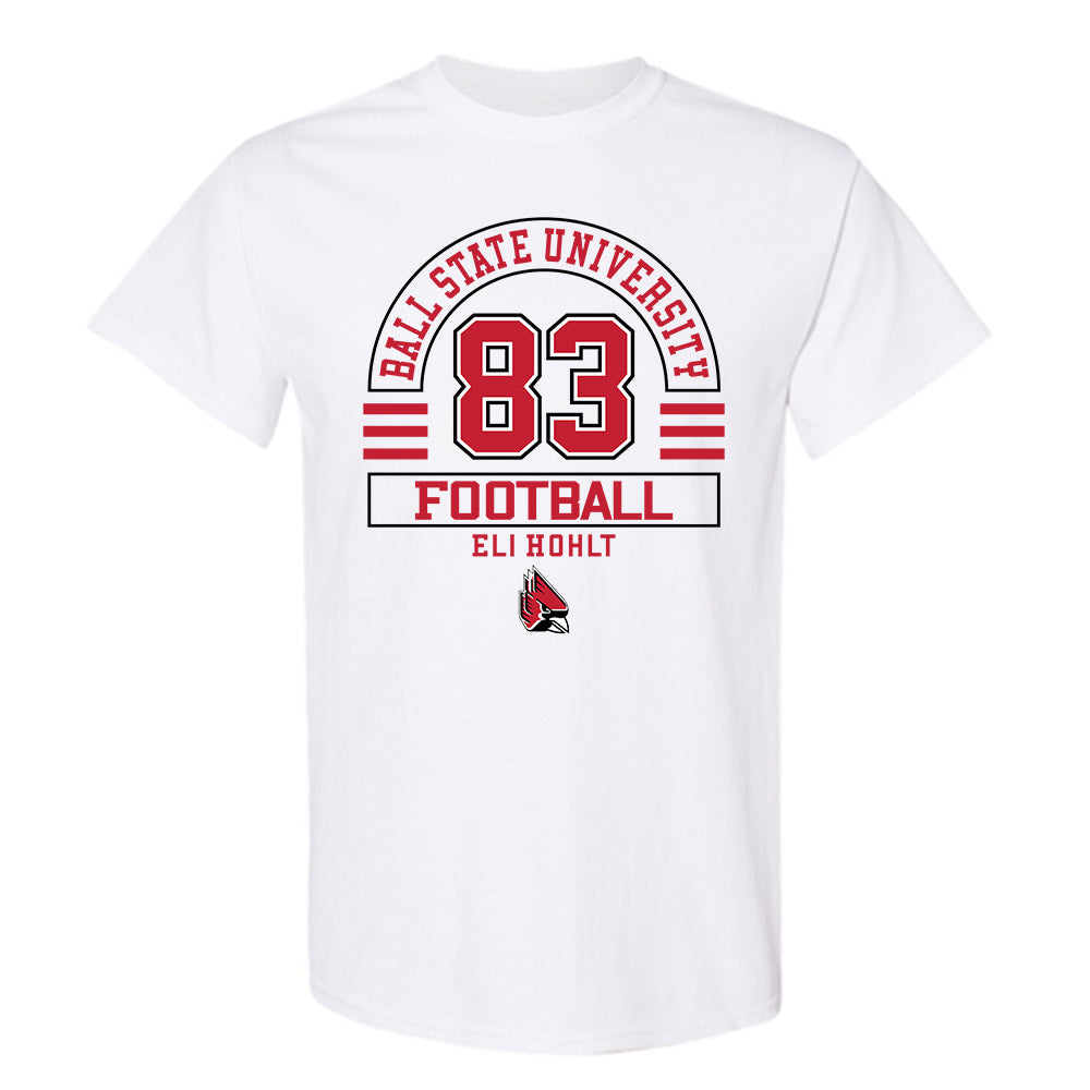 Ball State - NCAA Football : Eli Hohlt - Classic Fashion Shersey T-Shirt-0