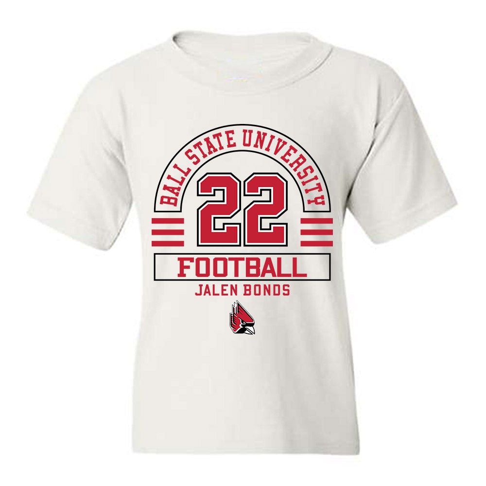 Ball State - NCAA Football : Jalen Bonds - Classic Fashion Shersey Youth T-Shirt-0