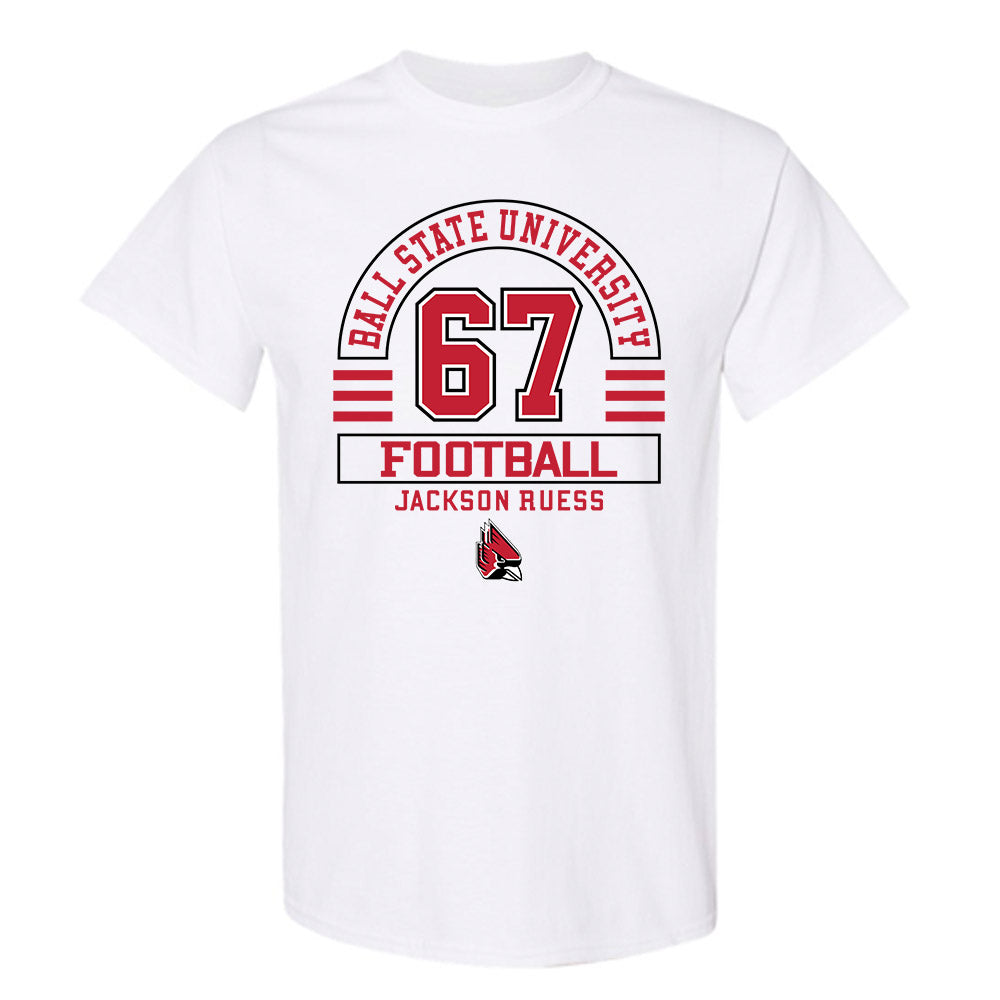 Ball State - NCAA Football : Jackson Ruess - T-Shirt Classic Fashion Shersey