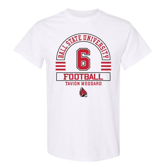 Ball State - NCAA Football : Tavion Woodard - T-Shirt Classic Fashion Shersey