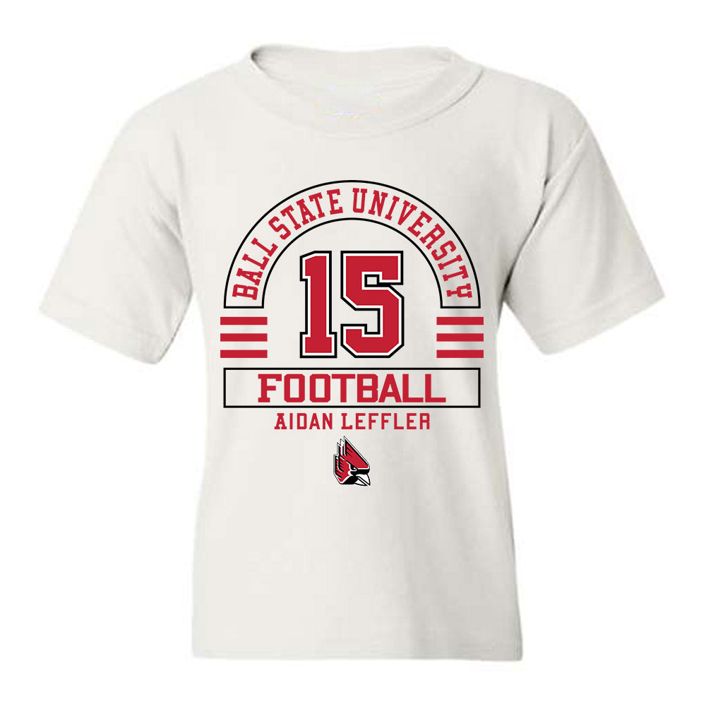 Ball State - NCAA Football : Aidan Leffler - Youth T-Shirt Classic Fashion Shersey