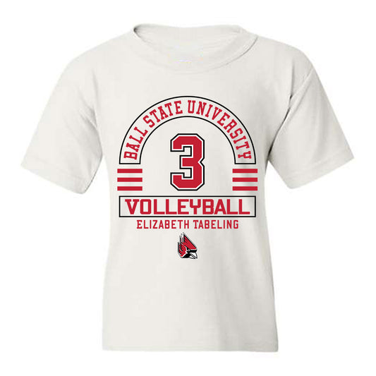 Ball State - NCAA Women's Volleyball : Elizabeth Tabeling - Classic Fashion Shersey Youth T-Shirt-0