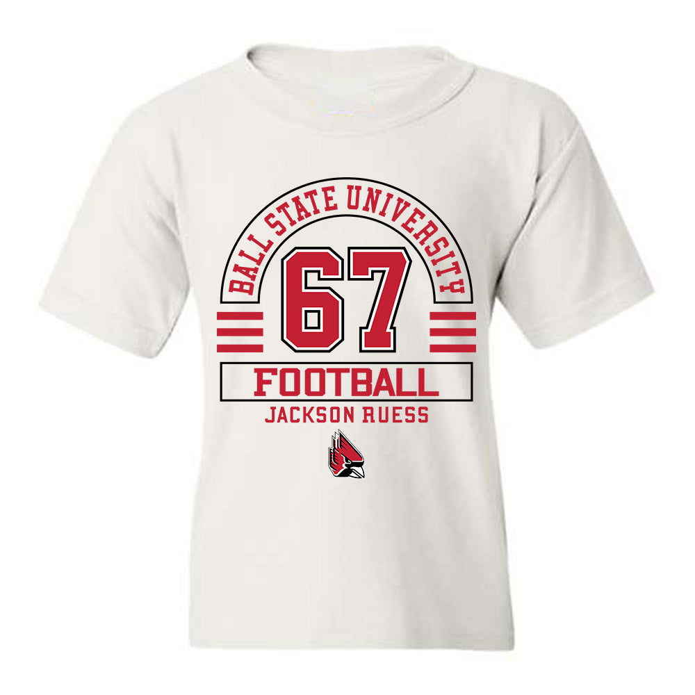 Ball State - NCAA Football : Jackson Ruess - Youth T-Shirt Classic Fashion Shersey