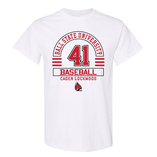 Ball State - NCAA Baseball : Caden Lockwood - Classic Fashion Shersey T-Shirt-0