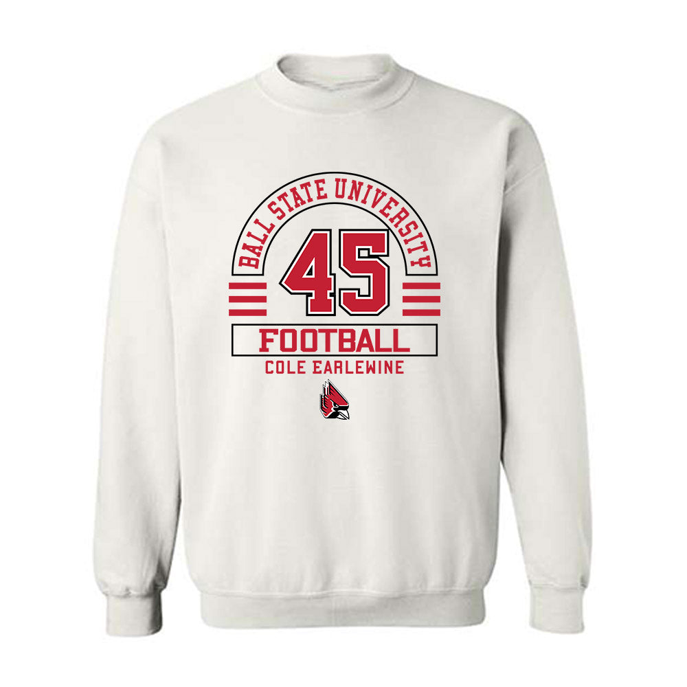 Ball State - NCAA Football : Cole Earlewine - Crewneck Sweatshirt Classic Fashion Shersey