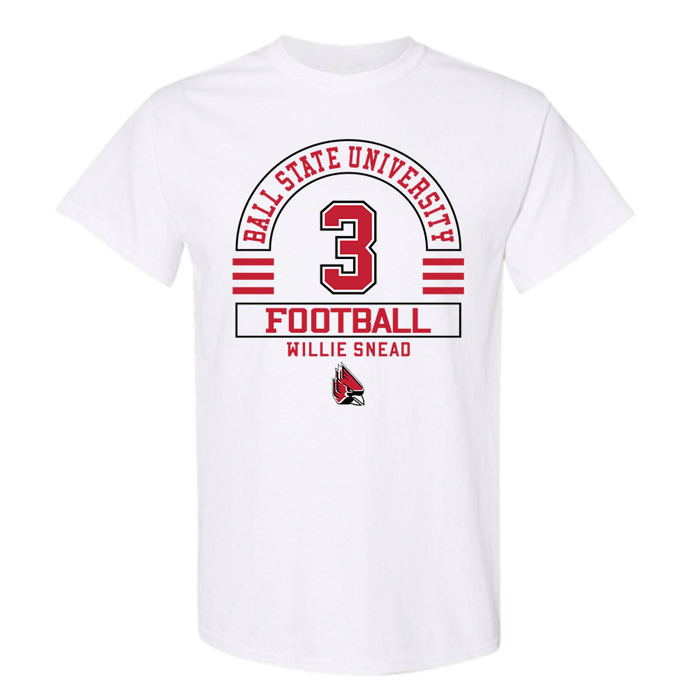 Ball State - NCAA Football : Willie Snead - Classic Fashion Shersey T-Shirt-0
