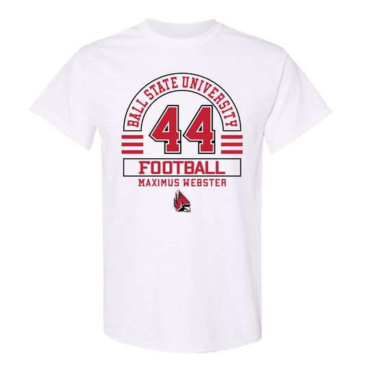 Ball State - NCAA Football : Maximus Webster - Classic Fashion Shersey T-Shirt-0