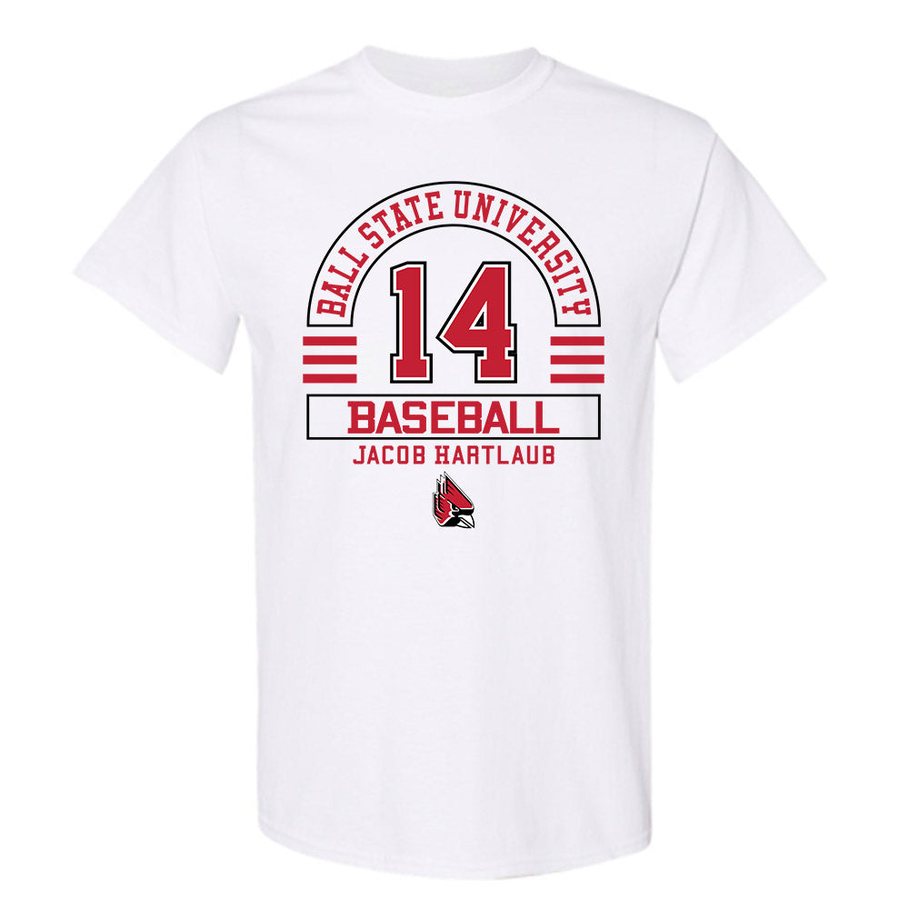 Ball State - NCAA Baseball : Jacob Hartlaub - T-Shirt Classic Fashion Shersey