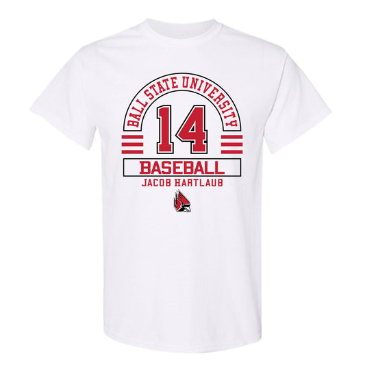 Ball State - NCAA Baseball : Jacob Hartlaub - T-Shirt Classic Fashion Shersey