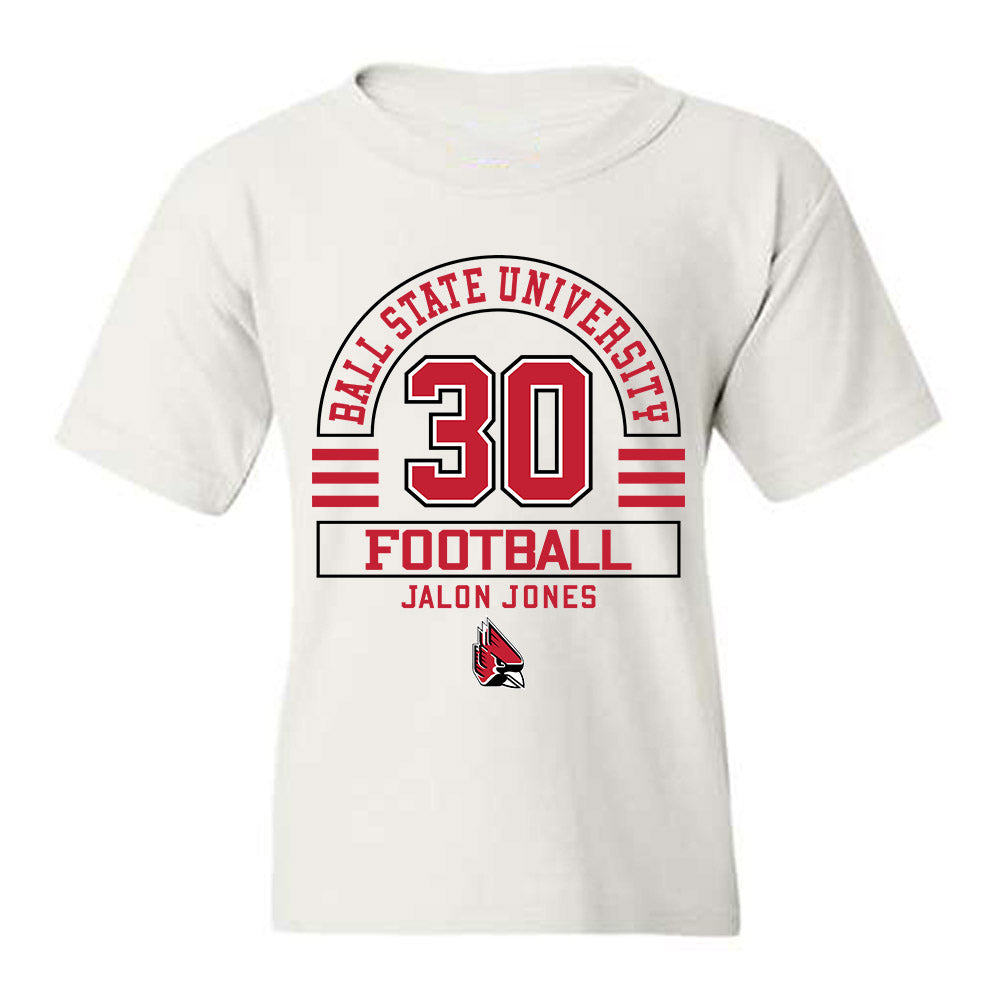 Ball State - NCAA Football : Jalon Jones - Classic Fashion Shersey Youth T-Shirt-0