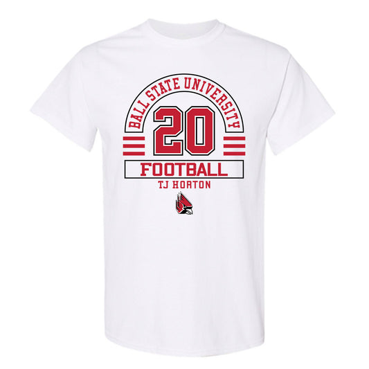 Ball State - NCAA Football : TJ Horton - Classic Fashion Shersey T-Shirt