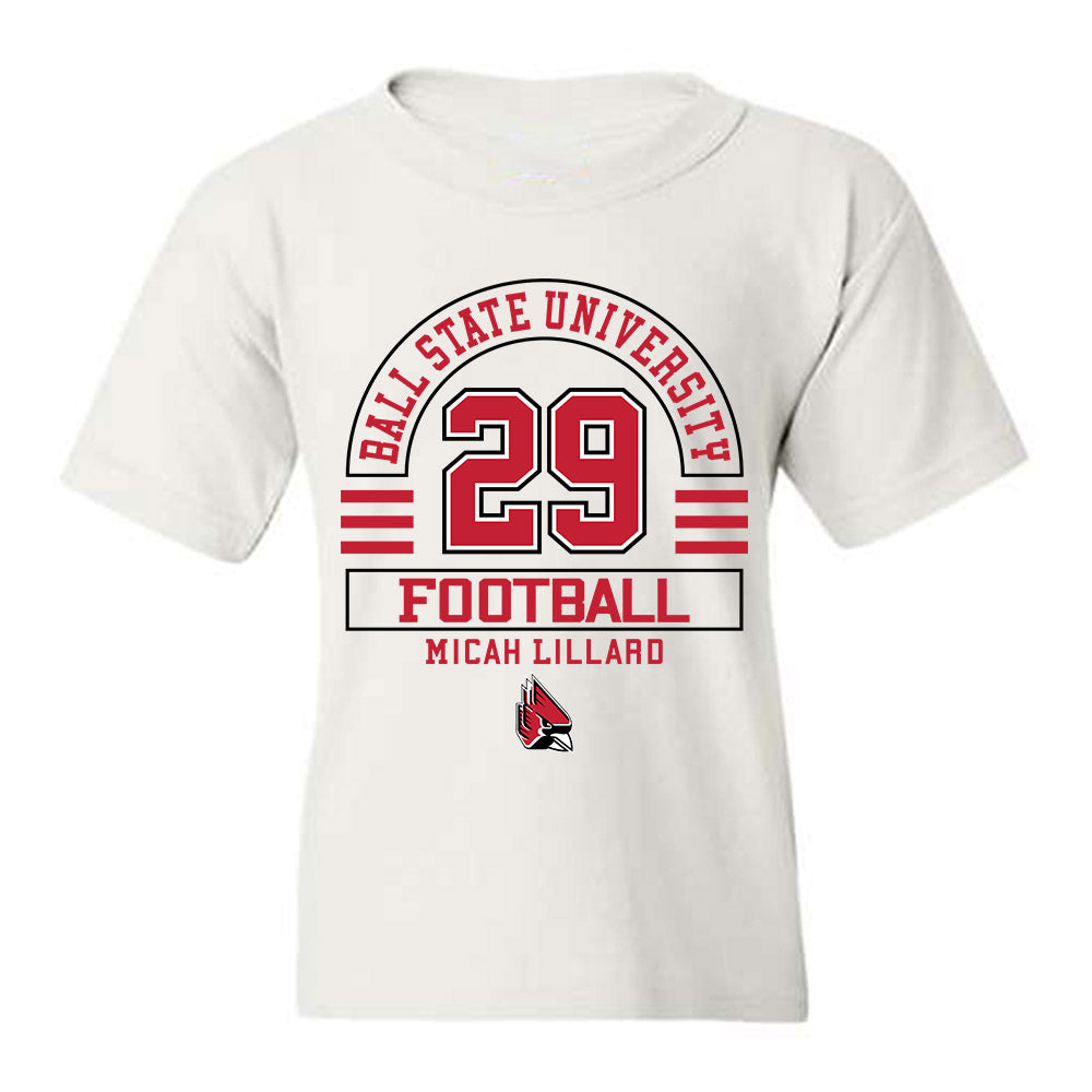 Ball State - NCAA Football : Micah Lillard - Classic Fashion Shersey Youth T-Shirt-0