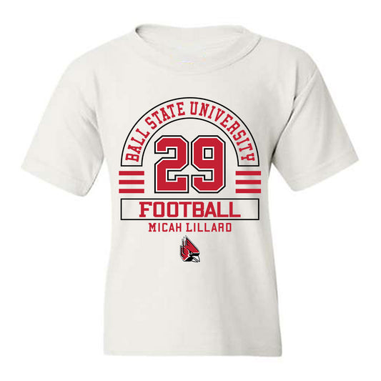 Ball State - NCAA Football : Micah Lillard - Classic Fashion Shersey Youth T-Shirt-0