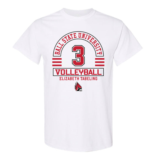 Ball State - NCAA Women's Volleyball : Elizabeth Tabeling - Classic Fashion Shersey T-Shirt-0