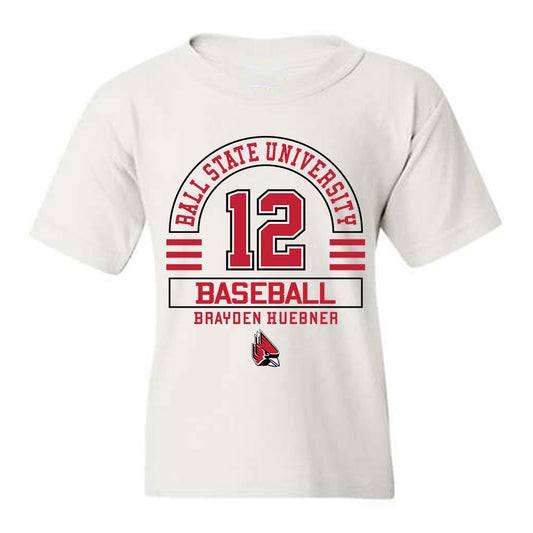 Ball State - NCAA Baseball : Brayden Huebner - Classic Fashion Shersey Youth T-Shirt-0