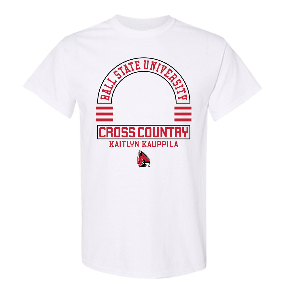 Ball State - NCAA Women's Cross Country : Kaitlyn Kauppila - Classic Fashion Shersey T-Shirt-0