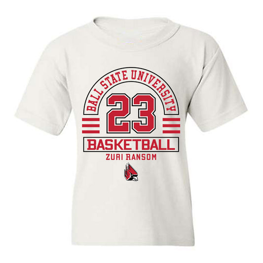 Ball State - NCAA Women's Basketball : Zuri Ransom - Classic Fashion Shersey Youth T-Shirt-0