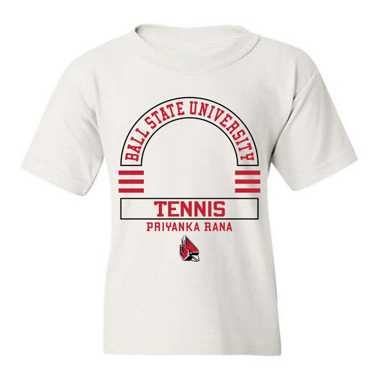 Ball State - NCAA Women's Tennis : Priyanka Rana - Classic Fashion Shersey Youth T-Shirt-0