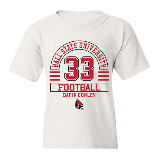 Ball State - NCAA Football : Darin Conley - Classic Fashion Shersey Youth T-Shirt-0