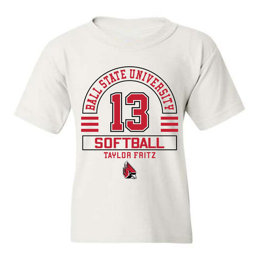 Ball State - NCAA Softball : Taylor Fritz - Youth T-Shirt Classic Fashion Shersey