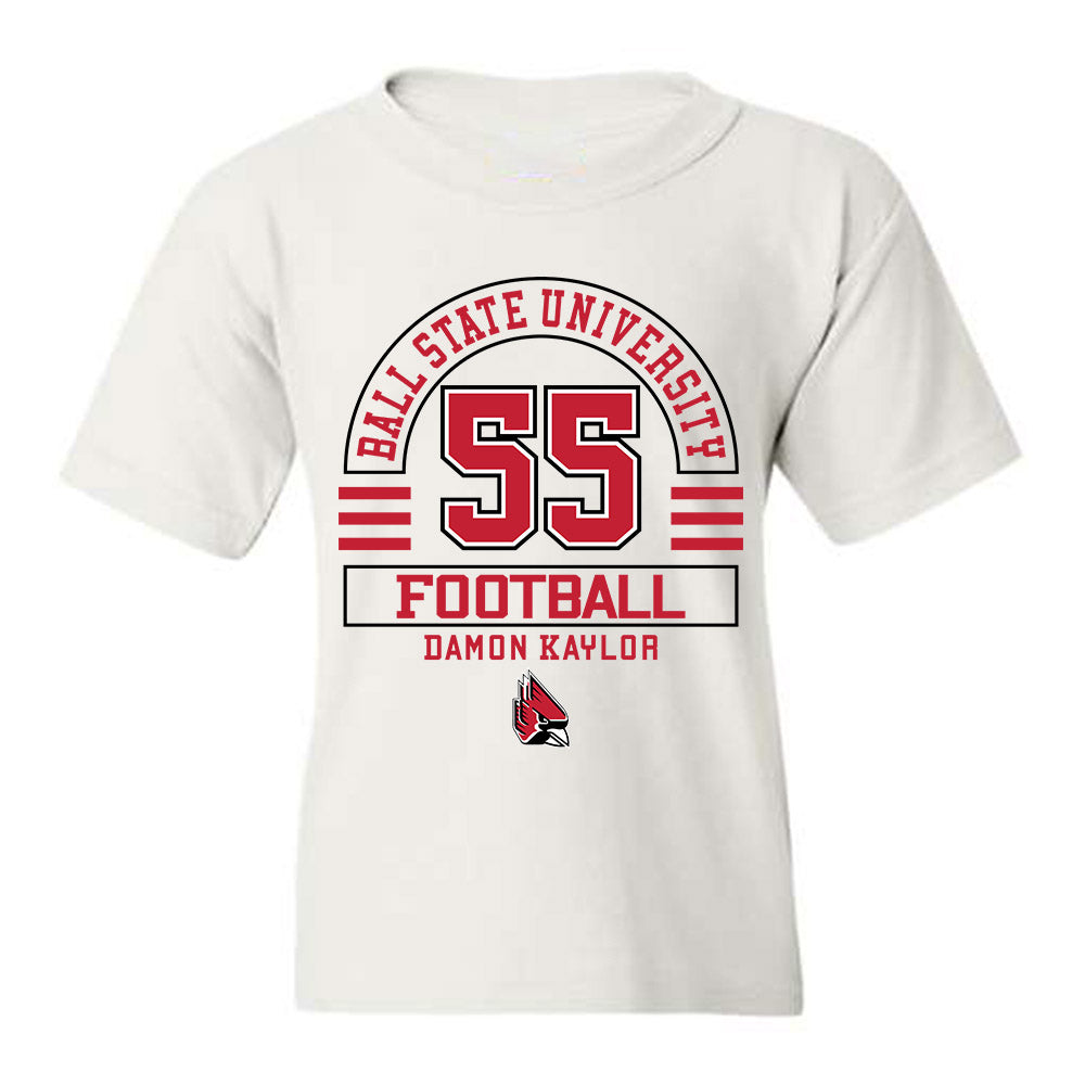 Ball State - NCAA Football : Damon Kaylor - Youth T-Shirt Classic Fashion Shersey