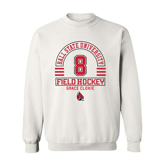 Ball State - NCAA Women's Field Hockey : Grace Clokie - Classic Fashion Shersey Crewneck Sweatshirt-0