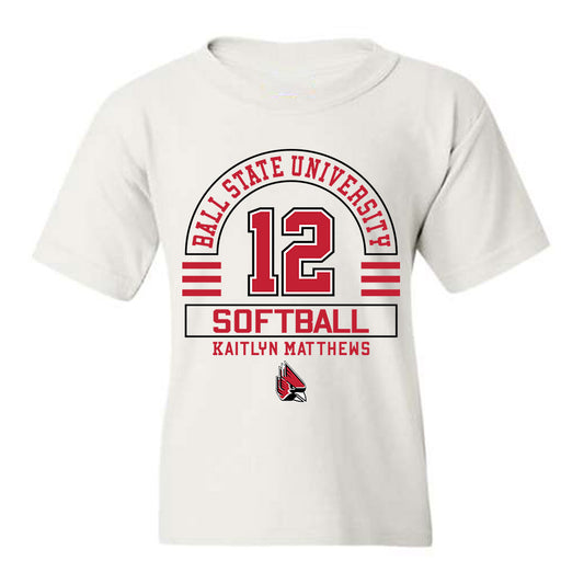 Ball State - NCAA Softball : Kaitlyn Matthews - Youth T-Shirt Classic Fashion Shersey