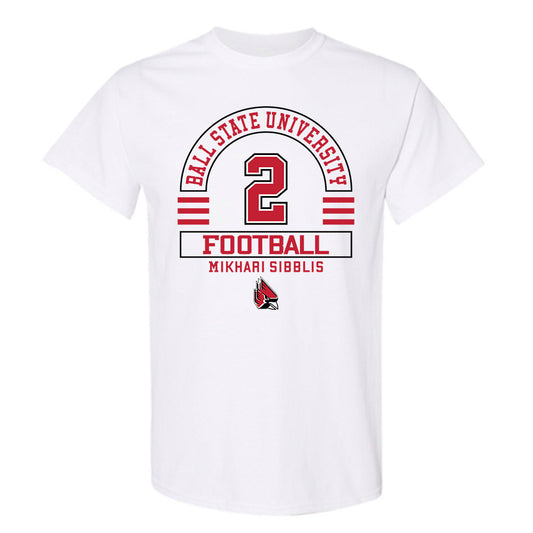 Ball State - NCAA Football : Mikhari Sibblis - T-Shirt Classic Fashion Shersey