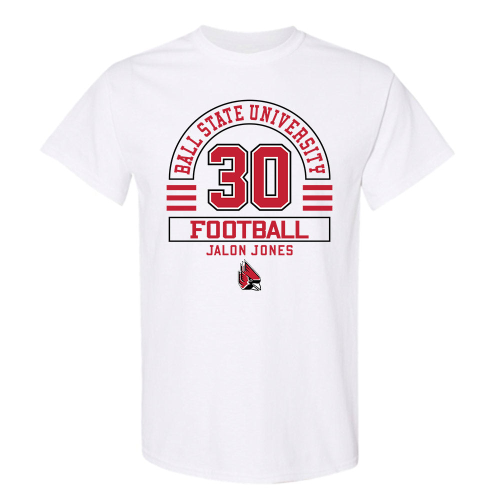 Ball State - NCAA Football : Jalon Jones - Classic Fashion Shersey T-Shirt-0