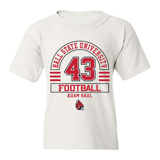 Ball State - NCAA Football : Adam Saul - Classic Fashion Shersey Youth T-Shirt-0