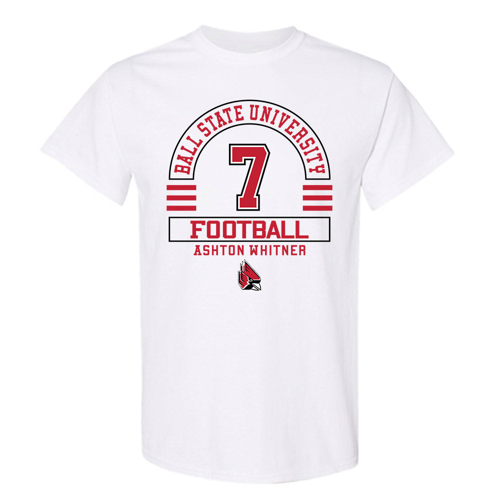 Ball State - NCAA Football : Ashton Whitner - Classic Fashion Shersey T-Shirt-0