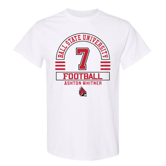 Ball State - NCAA Football : Ashton Whitner - Classic Fashion Shersey T-Shirt-0