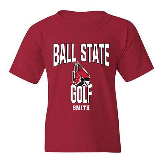 Ball State - NCAA Men's Golf : Carter Smith - Classic Fashion Shersey Youth T-Shirt-0