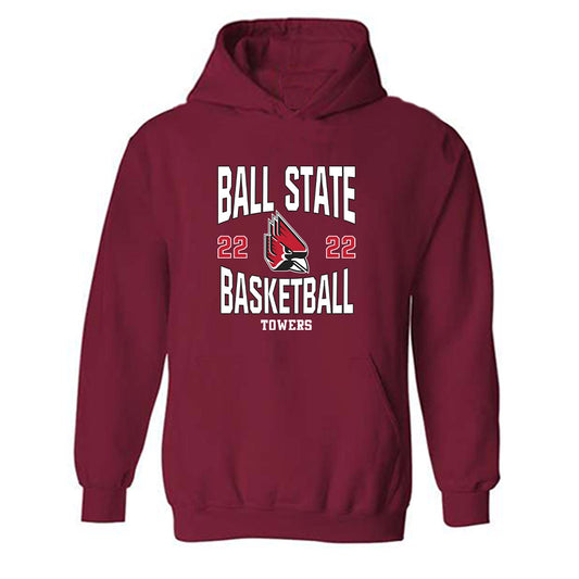 Ball State - NCAA Women's Basketball : Tessa Towers - Classic Fashion Shersey Hooded Sweatshirt