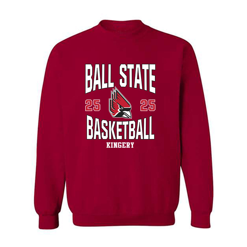  - NCAA Women's Basketball : Grace Kingery - Classic Fashion Shersey Crewneck Sweatshirt-0