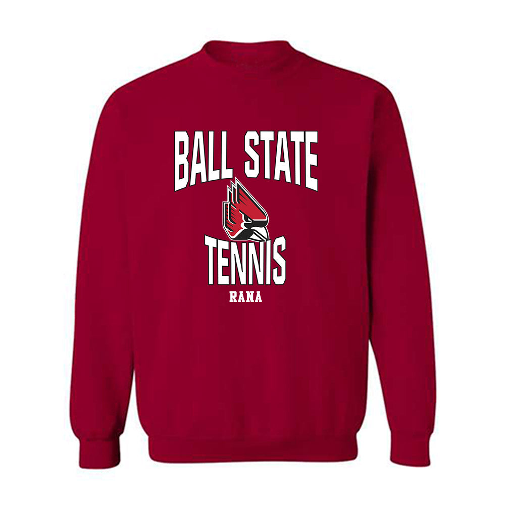Ball State - NCAA Women's Tennis : Priyanka Rana - Classic Fashion Shersey Crewneck Sweatshirt-0
