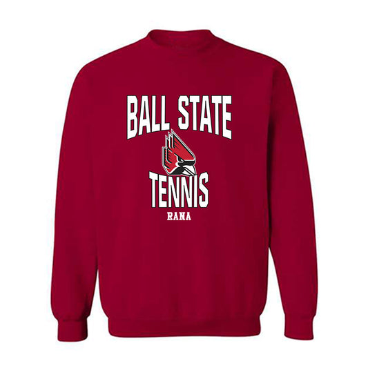 Ball State - NCAA Women's Tennis : Priyanka Rana - Classic Fashion Shersey Crewneck Sweatshirt-0