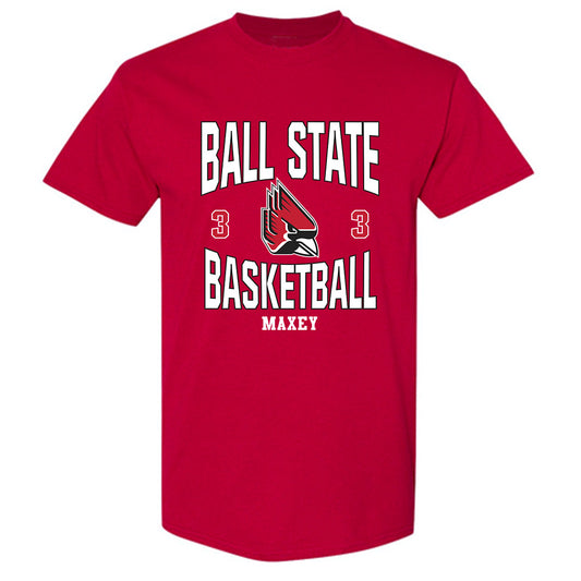 Ball State - NCAA Men's Basketball : Juwan Maxey - Classic Fashion Shersey T-Shirt-0