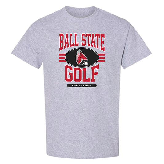 Ball State - NCAA Men's Golf : Carter Smith - Classic Fashion Shersey T-Shirt-0