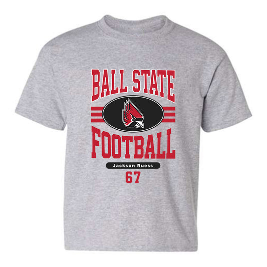 Ball State - NCAA Football : Jackson Ruess - Youth T-Shirt Classic Fashion Shersey