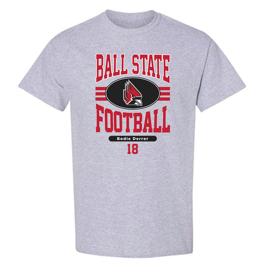 Ball State - NCAA Football : Bodie Derrer - Classic Fashion Shersey T-Shirt-0