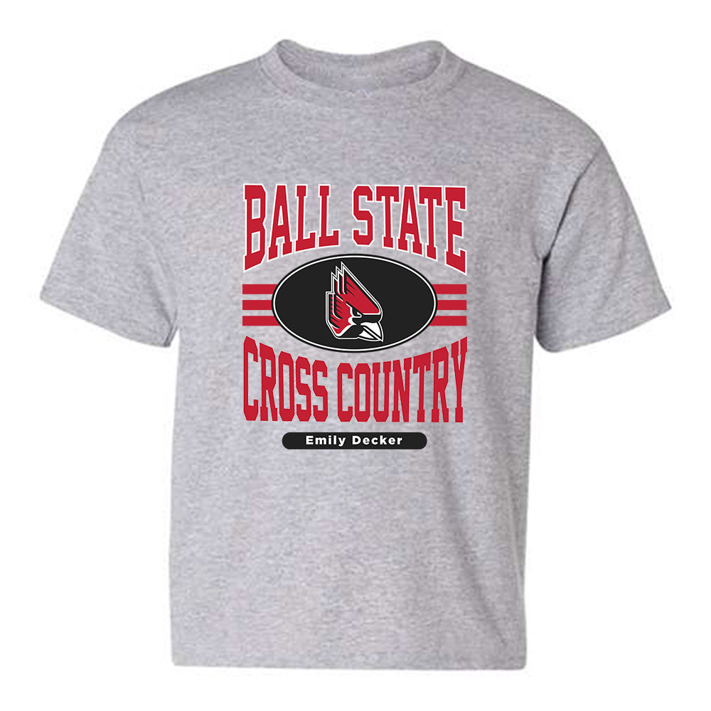 Ball State - NCAA Women's Cross Country : Emily Decker - Classic Fashion Shersey Youth T-Shirt-0