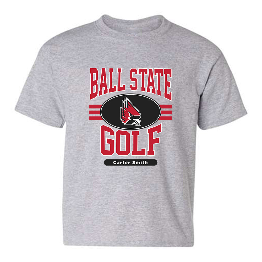 Ball State - NCAA Men's Golf : Carter Smith - Classic Fashion Shersey Youth T-Shirt-0