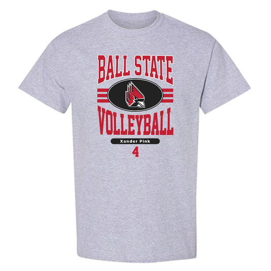 Ball State - NCAA Men's Volleyball : Xander Pink - Classic Fashion Shersey T-Shirt