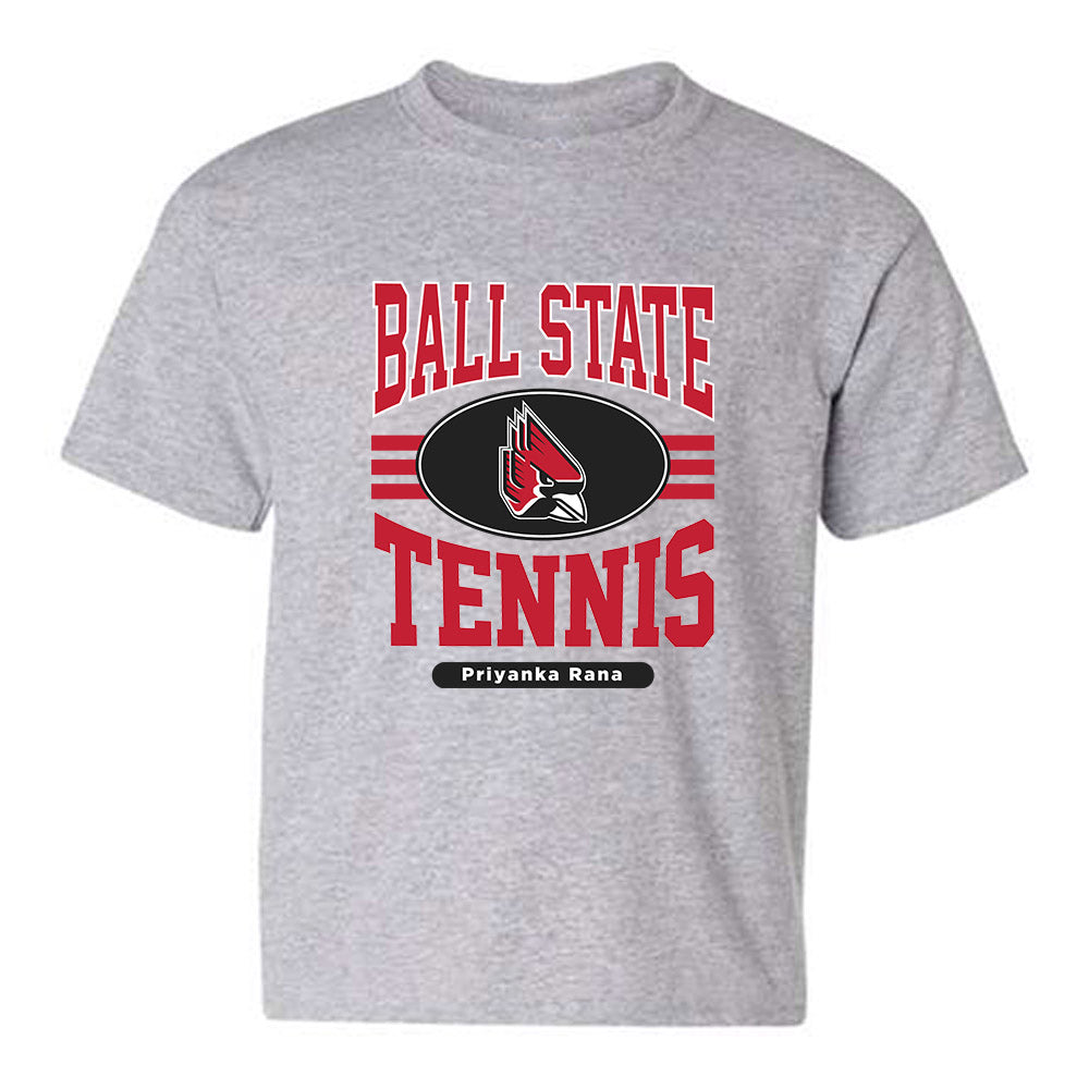 Ball State - NCAA Women's Tennis : Priyanka Rana - Classic Fashion Shersey Youth T-Shirt-0