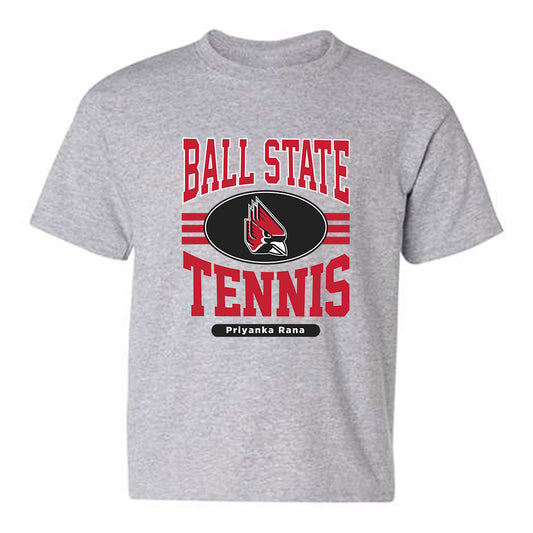 Ball State - NCAA Women's Tennis : Priyanka Rana - Classic Fashion Shersey Youth T-Shirt-0