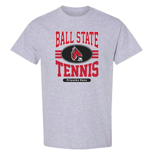 Ball State - NCAA Women's Tennis : Priyanka Rana - Classic Fashion Shersey T-Shirt-0